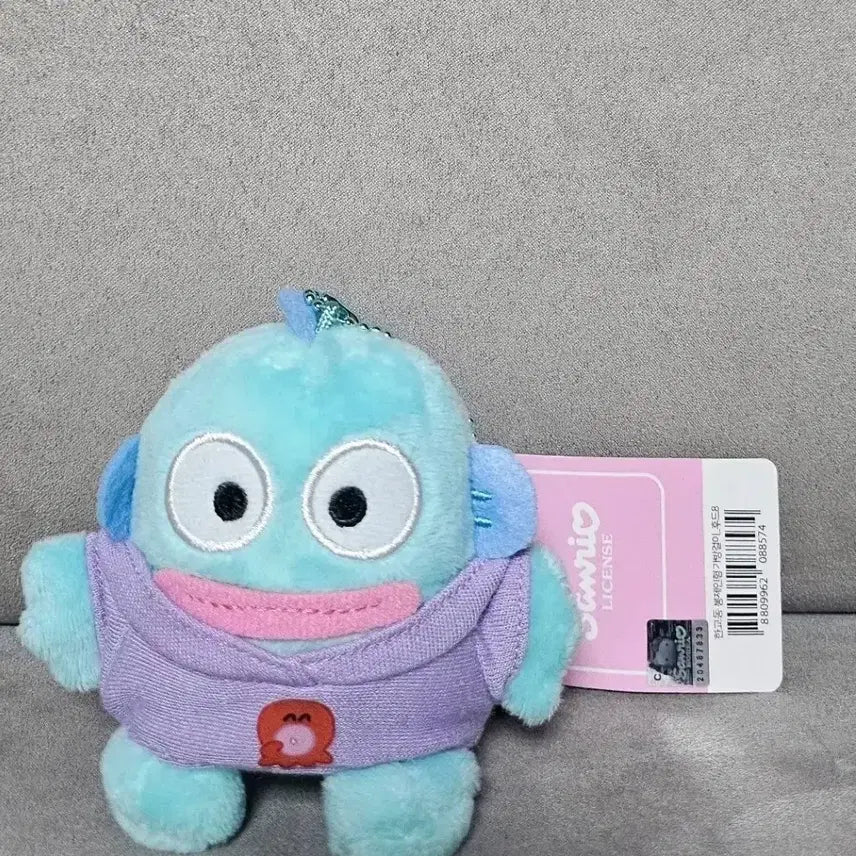 [BUNJANG] Sanrio Hangyodon Plush Keychain 8cm / 정품 산리오 한교동 후드 8cm  키링 인형
