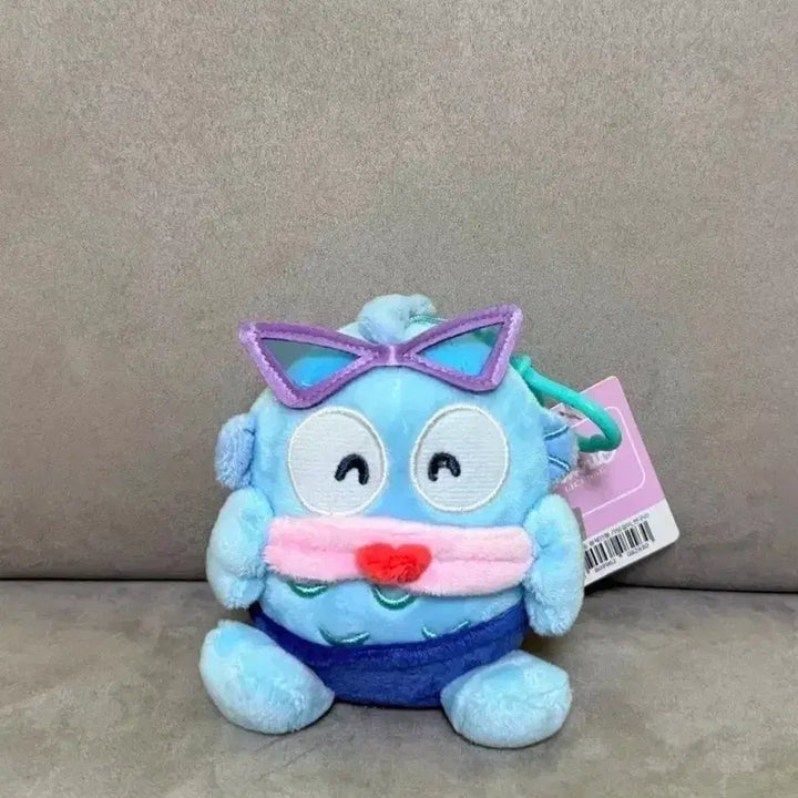 [BUNJANG] Sanrio Hangyodon Sunglasses 13cm Keychain Plush / 정품 산리오 한교동 썬구리 13cm 키링 인형