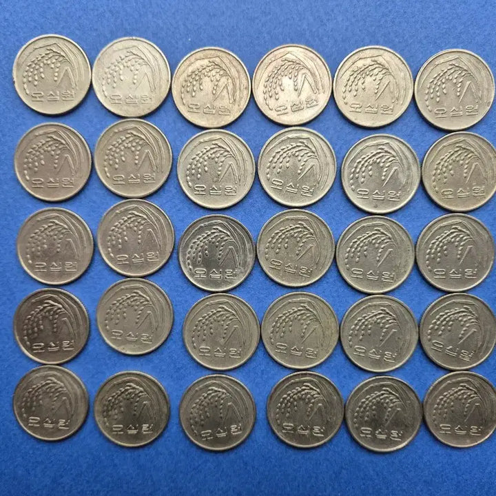 [BUNJANG] 1993 50 Won Used Coins - Bundle of 30 / 1993년 50원 사용제 동전 30개 -1-