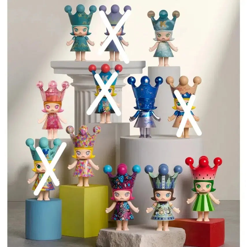 [BUNJANG] Pop Mart Molly Mega Royal Bundle Set / (시크릿, 스페셜 포함) 팝마트 몰리 메가 로얄 8개 일괄