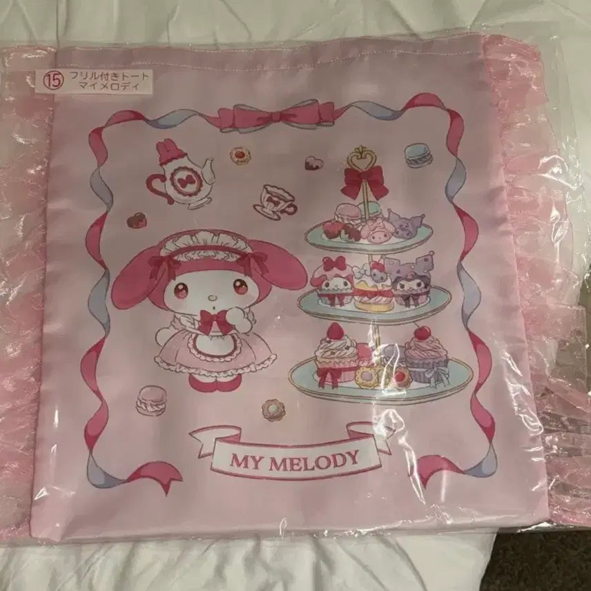 [BUNJANG] Sanrio My Melody Atari Kuji Dot Bag Eco Bag 15th Prize / 2026 산리오 마이멜로디 아타리쿠지 도트백 에코백 15등상