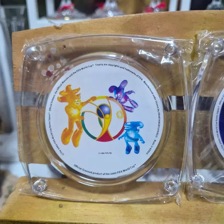 [BUNJANG] 2002 FIFA World Cup Official Licensed Souvenir Saucer Set (5 Types) / 2002 월드컵 공식 라이선스 기념품 SAUCER5종세트