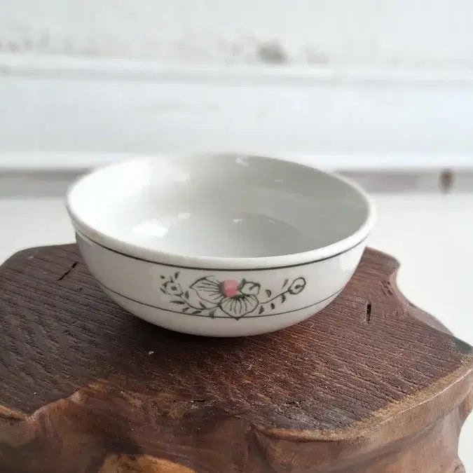 [BUNJANG] We-sa-gi Baby Soup Bowl / Small Dish with Floral Design / 왜사기- 애기 국그릇,작은사발. 꽃그림작은사발
