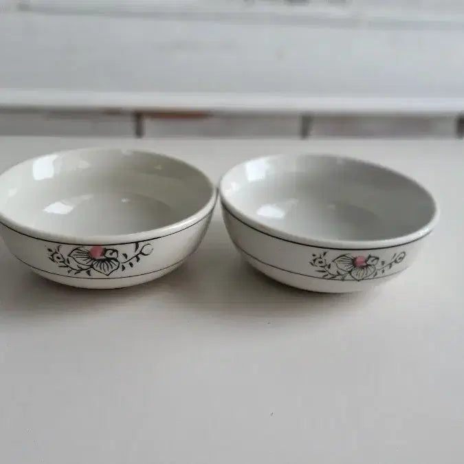 [BUNJANG] We-sa-gi Baby Soup Bowl / Small Dish with Floral Design / 왜사기- 애기 국그릇,작은사발. 꽃그림작은사발