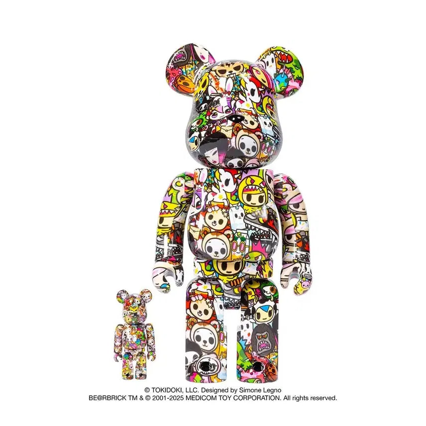 [BUNJANG] Bearbrick Tokidoki 20th Anniversary 100% + 400% Set / 베어브릭 토키도키 20주년 기념 100%+400% 미개봉 새상품