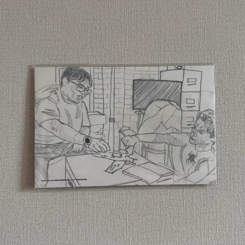 [BUNJANG] Spider-Man Drawing Postcard Special Edition / 스파이더맨 특전 드로잉 엽서 판매