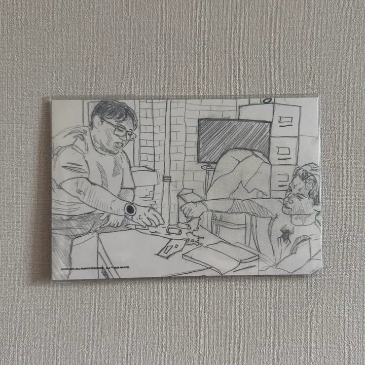 [BUNJANG] Spider-Man Drawing Postcard Special Edition / 스파이더맨 특전 드로잉 엽서 판매