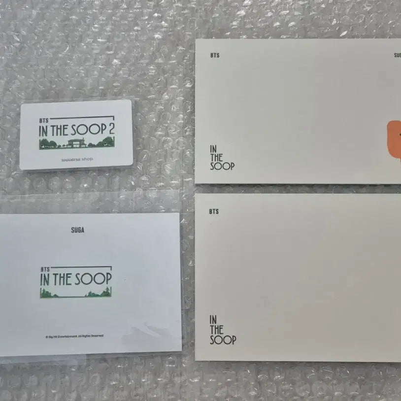 [BUNJANG] BTS In The Soop 2 Suga Bundle Set Photocard &amp; Postcard / bts 인더숲2 슈가 포토카드&amp;엽서 (일괄)