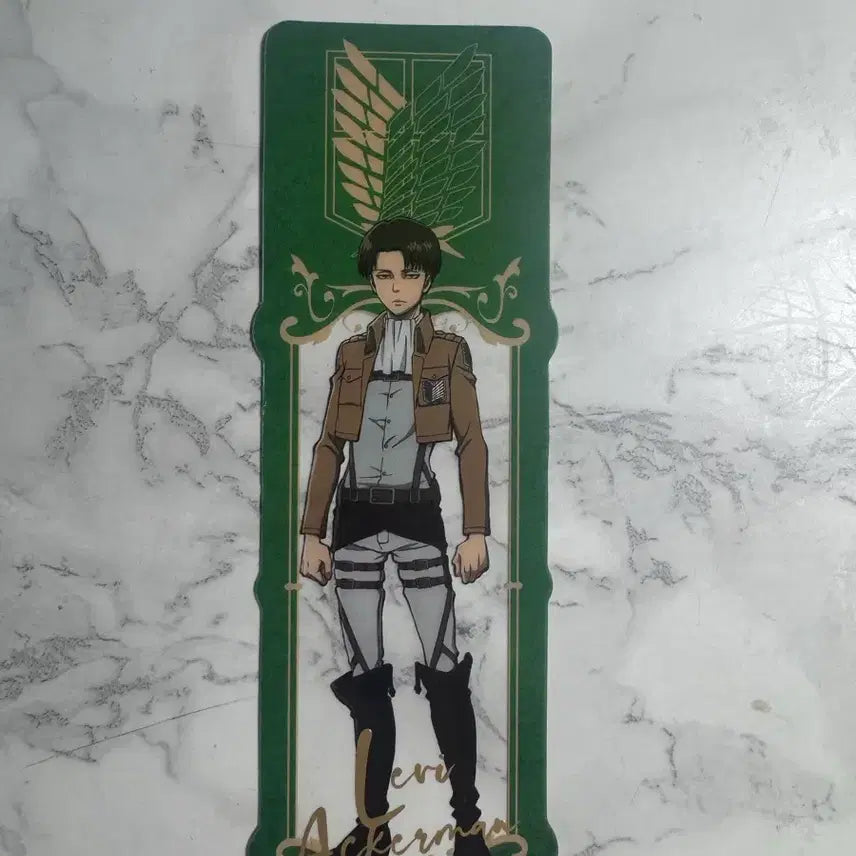 [BUNJANG] Attack on Titan Levi Bookmark / [가격내림]진격의 거인 리바이 책갈피