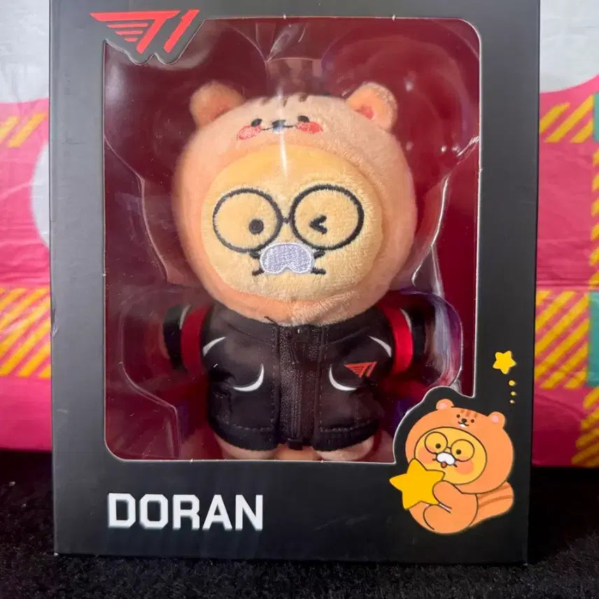 [BUNJANG] T1 X Kakao Friends Doran Backpack Keyring Doll / T1X카카오프렌즈 백팩 키링인형 도란