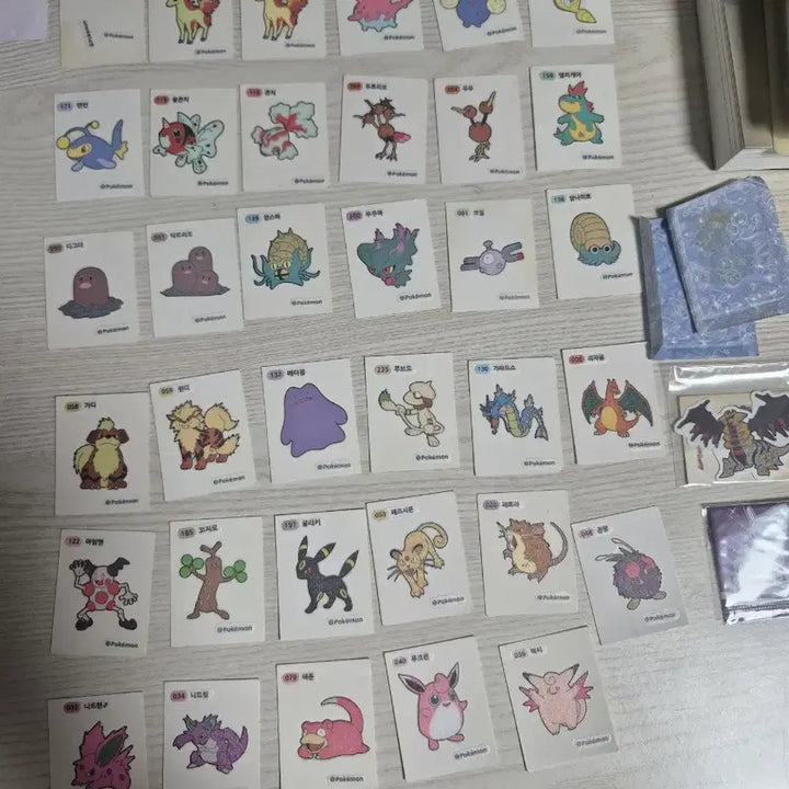 [BUNJANG] Pokemon Stickers Bundle Set / 포켓몬 띠부씰 일괄 판매