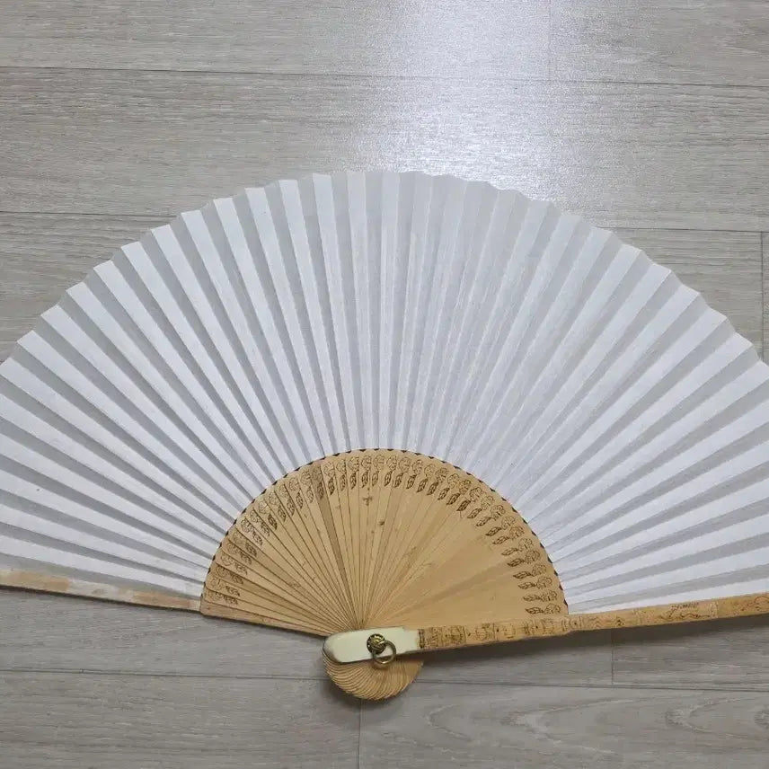 [BUNJANG] Jukseon White Paper Folding Fan / 합죽선