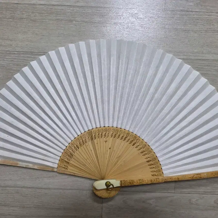[BUNJANG] Jukseon White Paper Folding Fan / 합죽선