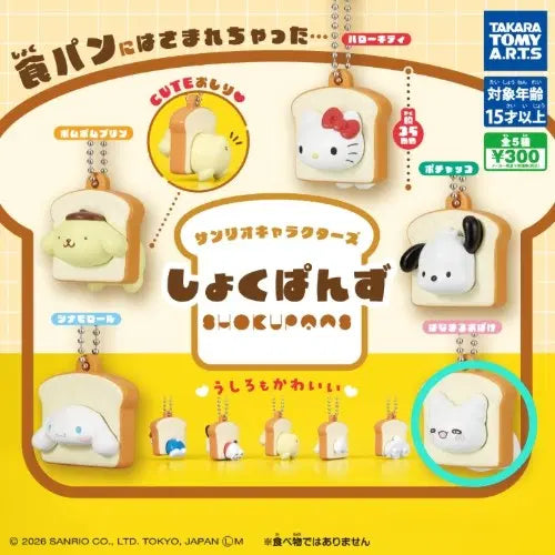 [BUNJANG] Sanrio Shokupan-zu / Hanamarou Obage Gachapon / 가챠) 산리오 식빵즈 / 하나마루오바게