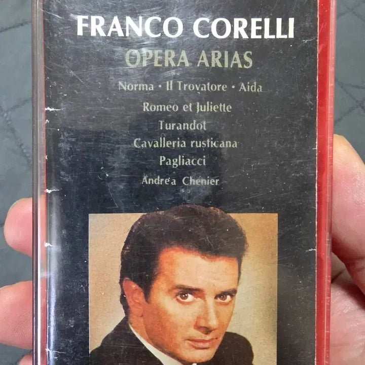 [BUNJANG] Franco Corelli Opera Arias Cassette Tape / 프랑코 코렐리 오페라 아리아스 카세트 테이프