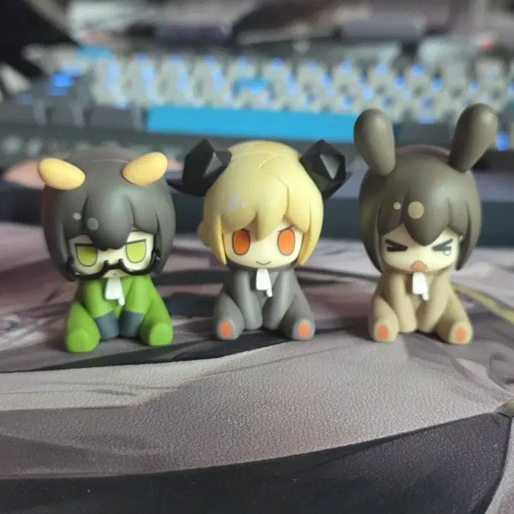 [BUNJANG] Arknights Pajama Party Amiya, Ifrit, Silence Figure Bundle Set / 명일방주 파자마파티 아미야 이프리트 사일런스 피규어 판매