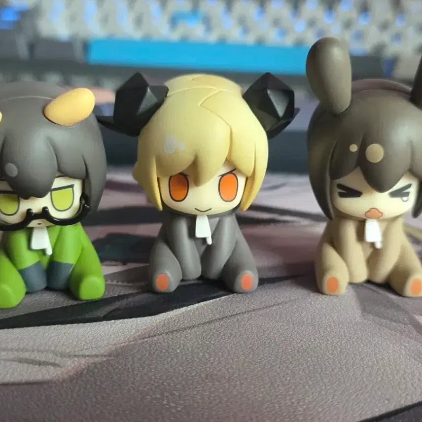 [BUNJANG] Arknights Pajama Party Amiya, Ifrit, Silence Figure Bundle Set / 명일방주 파자마파티 아미야 이프리트 사일런스 피규어 판매