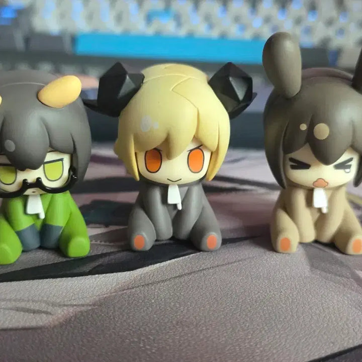 [BUNJANG] Arknights Pajama Party Amiya, Ifrit, Silence Figure Bundle Set / 명일방주 파자마파티 아미야 이프리트 사일런스 피규어 판매