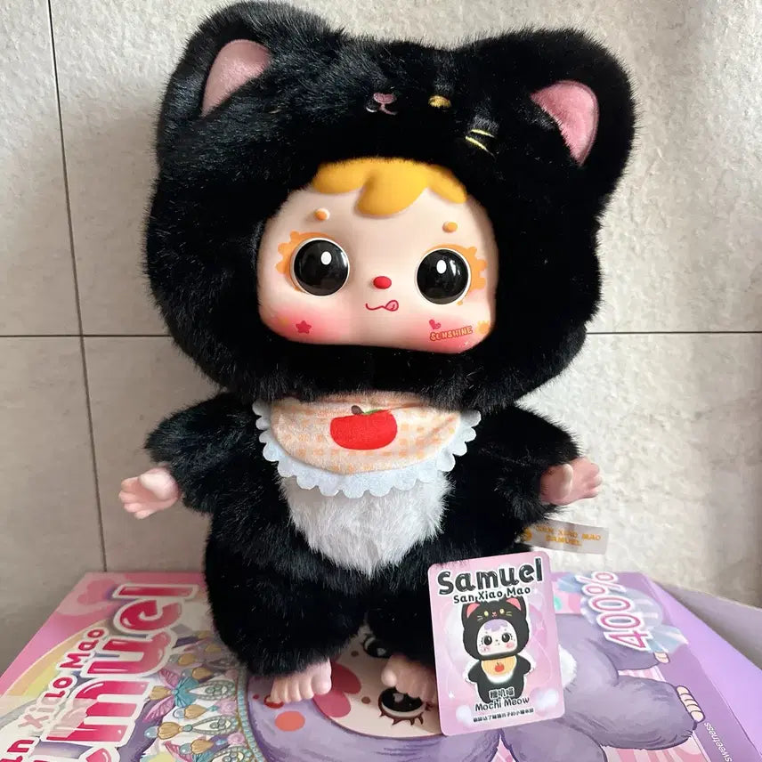 [BUNJANG] BearBrick Samuel 400% Black Cat (One Eye) / 사무엘 400% 고양이 깜고(원눈)
