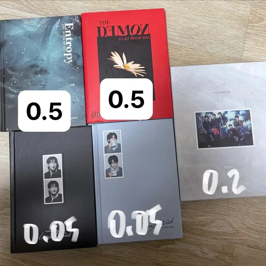 [BUNJANG] Day6 Unsealed Album Entropy Demon Moonrise Unfiltered / 데이식스 개봉앨범 엔트로피 데몬 문라이즈 언필터드