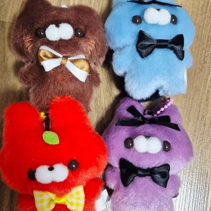 [BUNJANG] Scuotto Touch-san Keyring Plush Set (Rabbit &amp; Dog) / 스쿳토탓치상 키링 인형 토끼 강아지