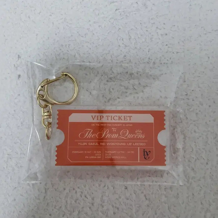 [BUNJANG] IVE 2023 Fancon Ticket Keyring / 아이브 IVE 2023 2023 팬콘 티켓 키링