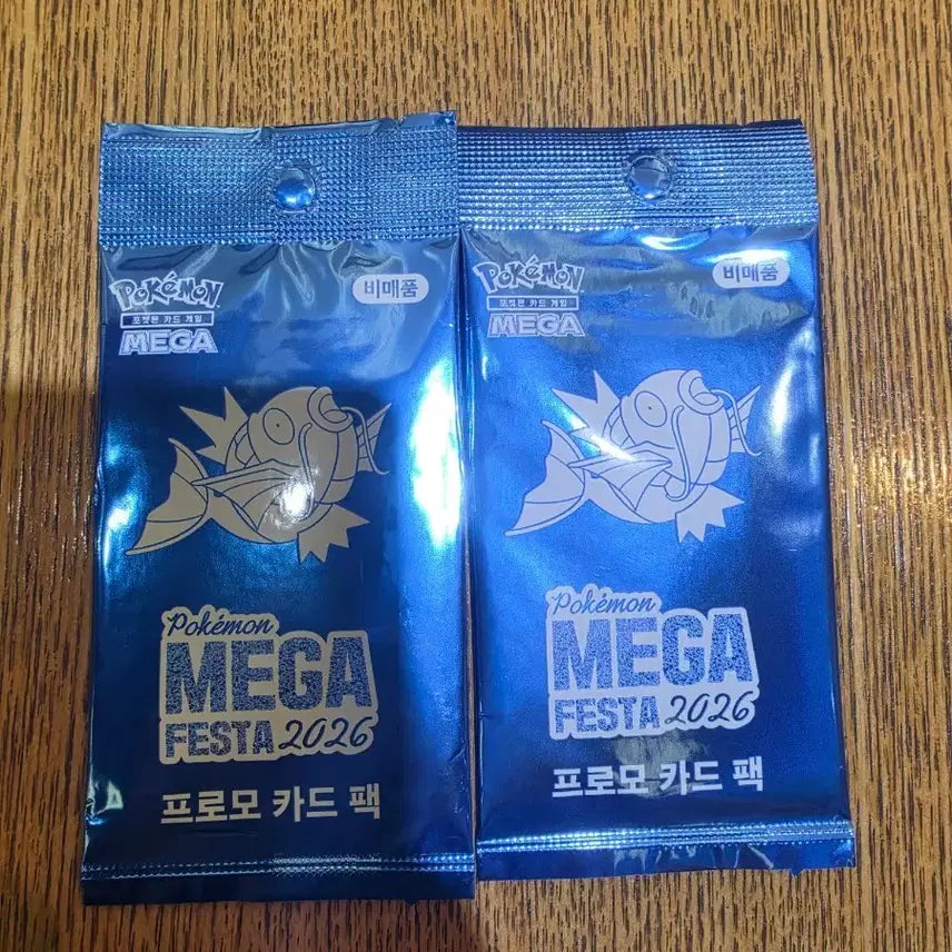[BUNJANG] Pokemon Mega Festa 2026 Promo Card Pack (2 Pieces) / 포켓몬 메가 페스타 2026 프로모 카드팩 2개
