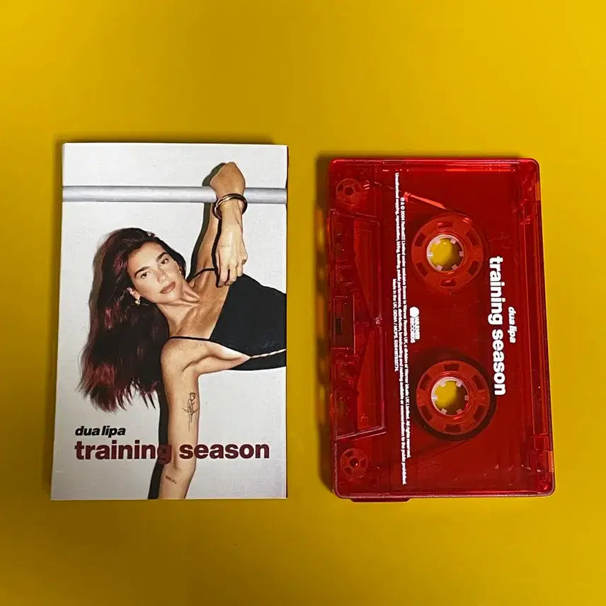 [BUNJANG] Dua Lipa Training Season Single Red Cassette / 두아 리파 Training Season 싱글 레드 카세트