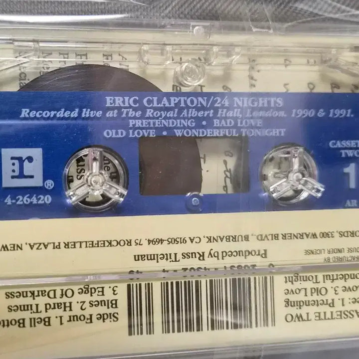 [BUNJANG] Eric Clapton 24 Nights Cassette Tape / 에릭 클랩튼 24 Nights 카세트