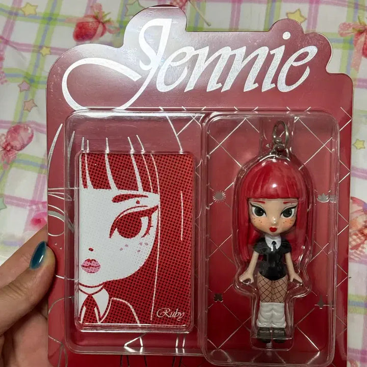 [BUNJANG] JENNIE RUBY Figure Keyring Set / [JENNIE RUBY] 제니 루비 피규어 키링 세트
