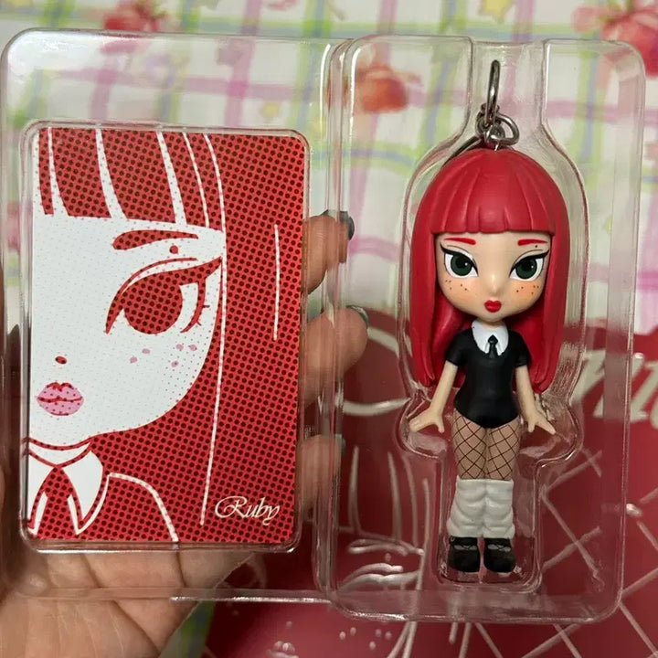 [BUNJANG] JENNIE RUBY Figure Keyring Set / [JENNIE RUBY] 제니 루비 피규어 키링 세트