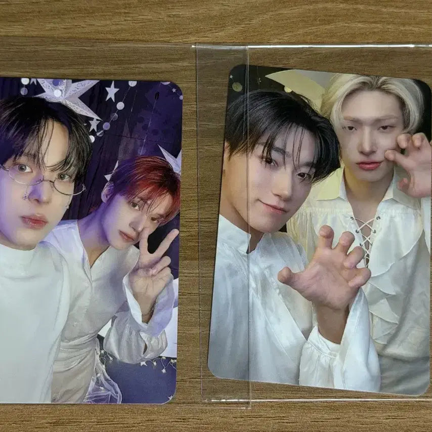 [BUNJANG] ATEEZ Aniteez Deja Vu Pop-up Photocard Set (Yeosang, Mingi) / 에이티즈 애니티즈 데자뷰 팝업 트레카 투정 + 산밍키 세트
