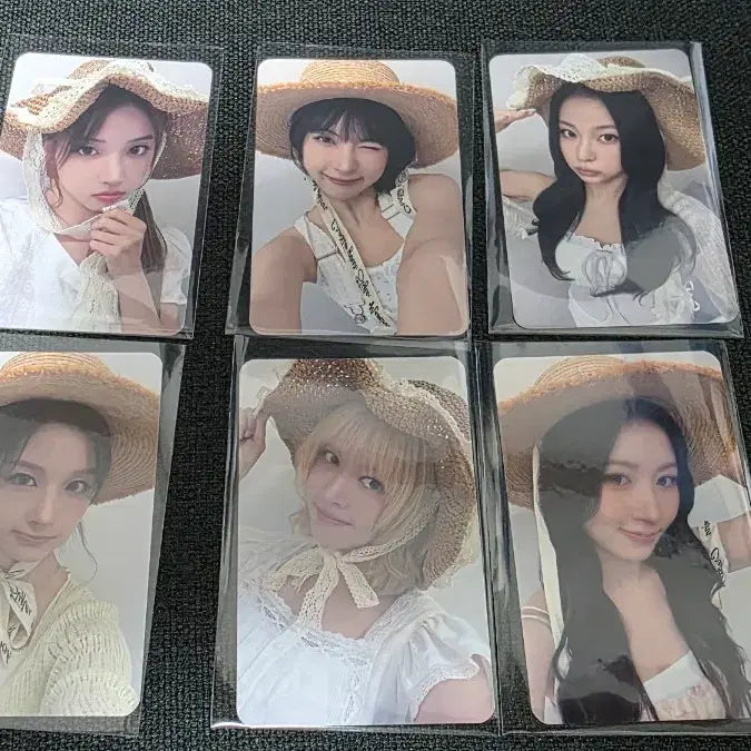 [BUNJANG] NMIXX Lucky Draw Straw Hat Version Photocard / NMIXX 엔믹스 영통 응모 특전 밀짚모자 ver