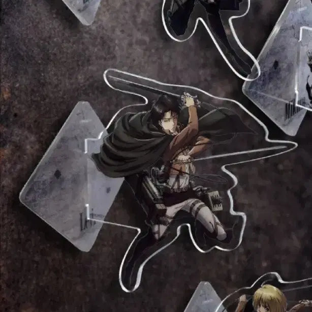 [BUNJANG] Attack on Titan Levi Ackerman 3D Maneuver Gear Acrylic Magnet (Sealed) / [미개봉] 진격의 거인 입체기동 아크릴 마그넷 리바이 정품