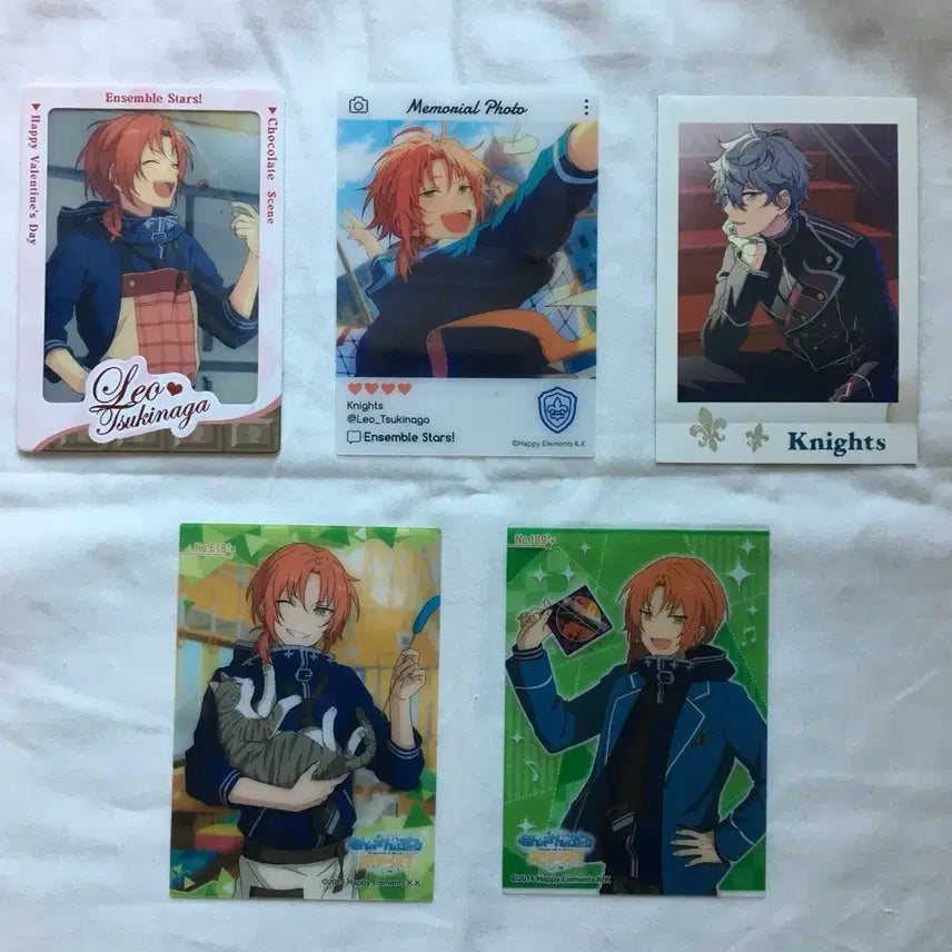 [BUNJANG] Ensemble Stars! Tsukinaga Leo Memory Pashaclear Card Collection / [최저가 할인] (급처)앙스타 (4+1)츠키나가 레오 추억 파샤 지류 포토카드 포카 모음 앙상블스타즈