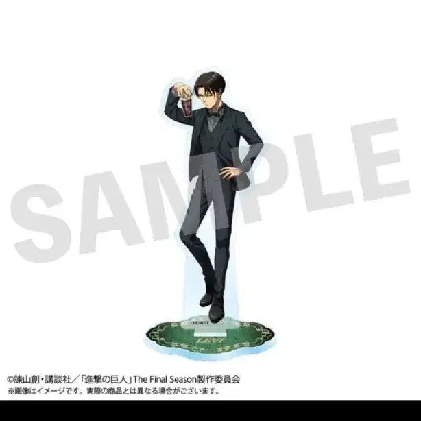 [BUNJANG] Attack on Titan Levi Ackerman HUB Collaboration Acrylic Standee (Sealed) / [미개봉] 진격의 거인 HUB 콜라보 아크릴 스탠드 리바이 정품