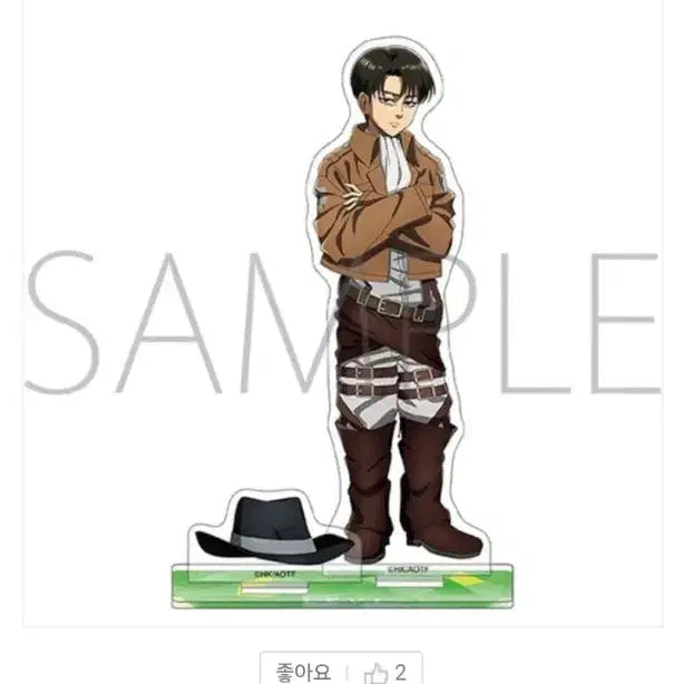 [BUNJANG] Attack on Titan Levi Childhood Chibi Acrylic Stand (Sealed) / [미개봉]진격의 거인 진격거 리바이 어린시절 치비 아크릴 스탠드 정품