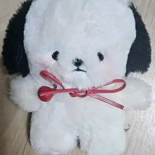 [BUNJANG] Cute Dog Plush Toy with Ribbon Accent / 강아지 인형