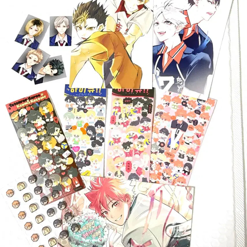 [BUNJANG] Haikyuu!! Bundle Non-Official Merchandise Postcard Sticker Photo Set (Kenma, Hinata, Kuroo, Kageyama, Nendoroid, Figure, Lottery Exclusive, Pop-up) / 일괄 하이큐 비공굿 엽서 스티커 증사 ( 켄마 히나타 쿠로오 카게야마 넨도 피규어 쿠지 특전 팝업 )