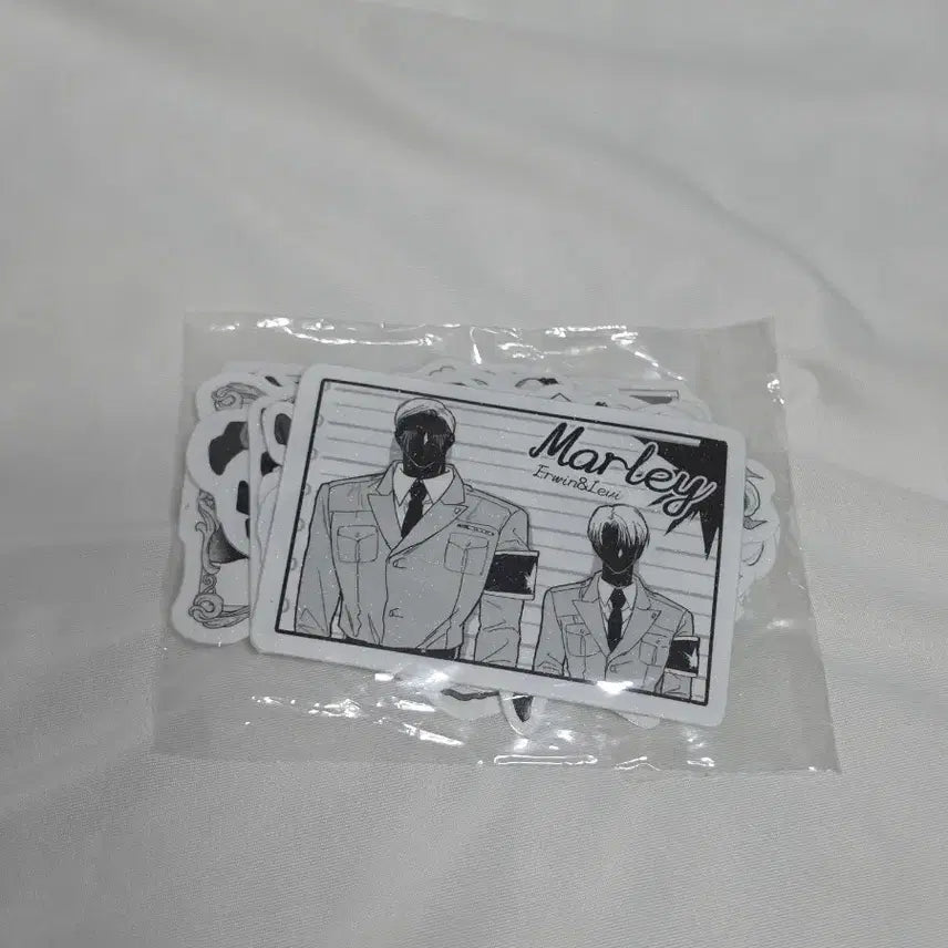 [BUNJANG] Eruri Attack on Titan Fragment Sticker Set (Unsealed) / [미개봉] 에루리 조각스티커 엘빈 리바이 스티커 진격의거인