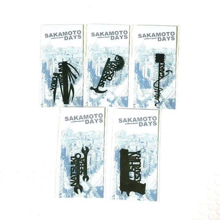 [BUNJANG] Bundle Set Sakaday Non-Official Goods Metal Sticker Set (Nagumo Shin Natsuki Shishiba Osaragi Slur) / 일괄 사카데이 비공굿 전차스 메탈스티커 ( 나구모 신 나츠키 시시바 오사라기 슬러 )