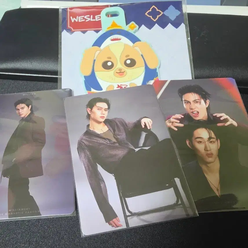 [BUNJANG] Williamest Photocard 3 Set + Wesley Tag / 윌리엄에스트 포토카드 3종 + 웨슬리 태그