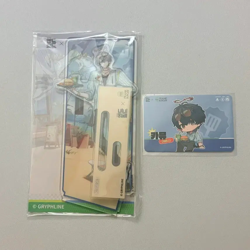 [BUNJANG] Arknights Endfield Frank Burger Camus Acrylic Stand + Photocard / 명일방주 엔드필드 프랭크버거 카뮤 아크릴 스탠드, 포토카드