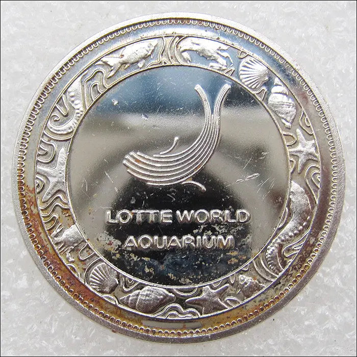 [BUNJANG] Lotte World Aquarium Beluga Coin / 롯데월드 아쿠아리움 벨루가 코인 (T254)