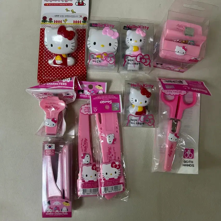 [BUNJANG] Hello Kitty Stationery Set Bundle / 헬로키티 문구세트 일괄