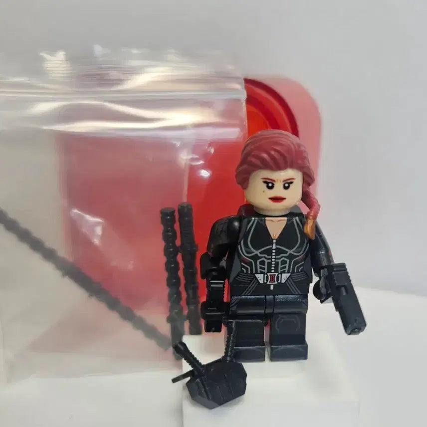 [BUNJANG] Custom Lego Funnybrick Black Widow (Avengers Endgame) / 레고 커스텀 퍼니브릭 블랙위도우 (어벤져스 엔드게임)