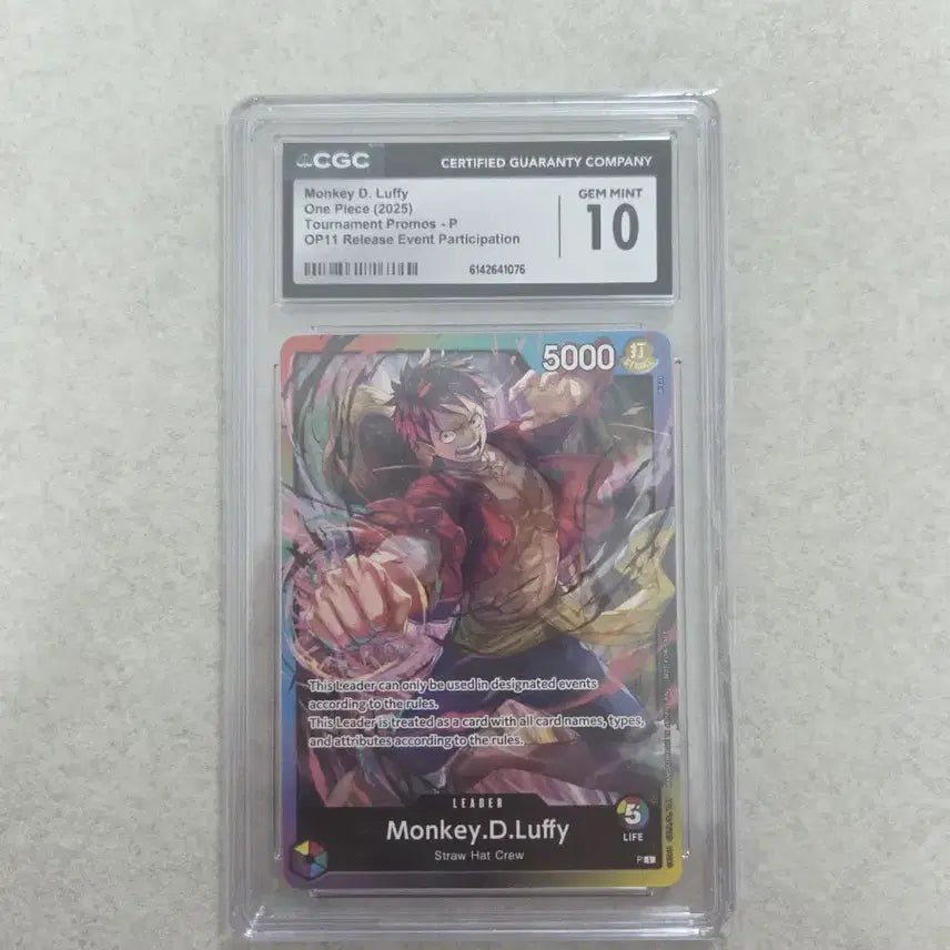 [BUNJANG] One Piece Card Monkey D. Luffy CGC 10 Gem Mint / 원피스 카드 몽키 D. 루피 CGC 10등급