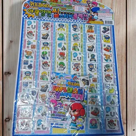 [BUNJANG] Crazy Arcade KartRider Double-Sided Seal Sticker Set / 크레이지아케이드 카트라이더 양면 씰스티커 한판