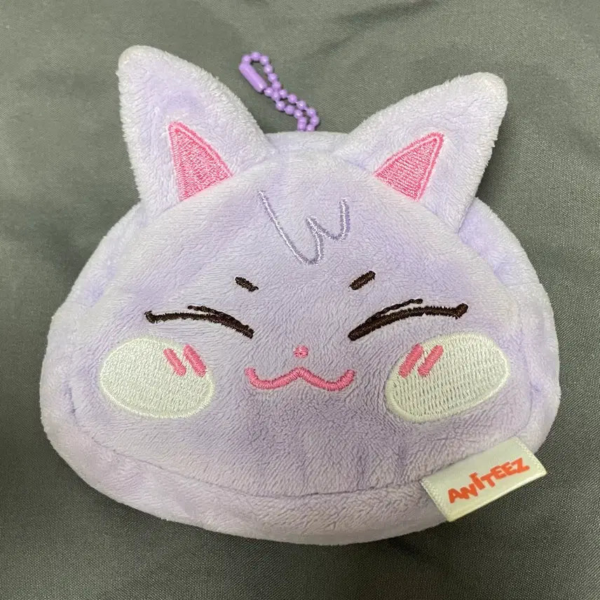 [BUNJANG] ATEEZ Choi San San deok Face Mini Pouch / 에이티즈 최산 산덕이 페이스 미니파우치