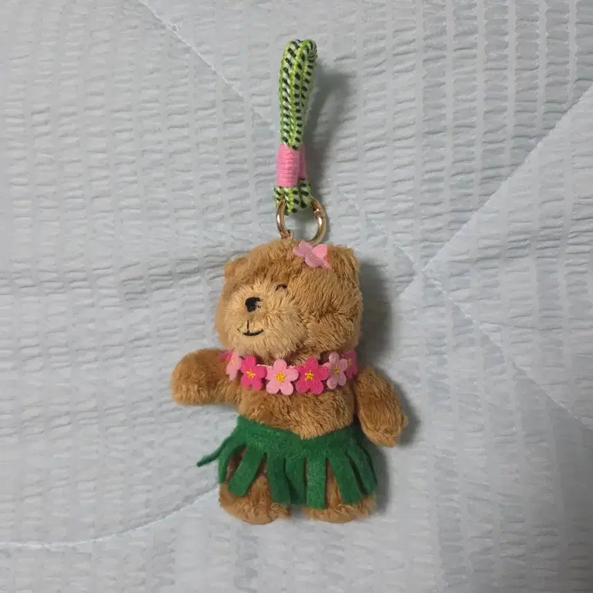 [BUNJANG] Starbucks Hawaiian Bear Keyring Doll / 하와이안 베어 스타벅스키링 인형 판매